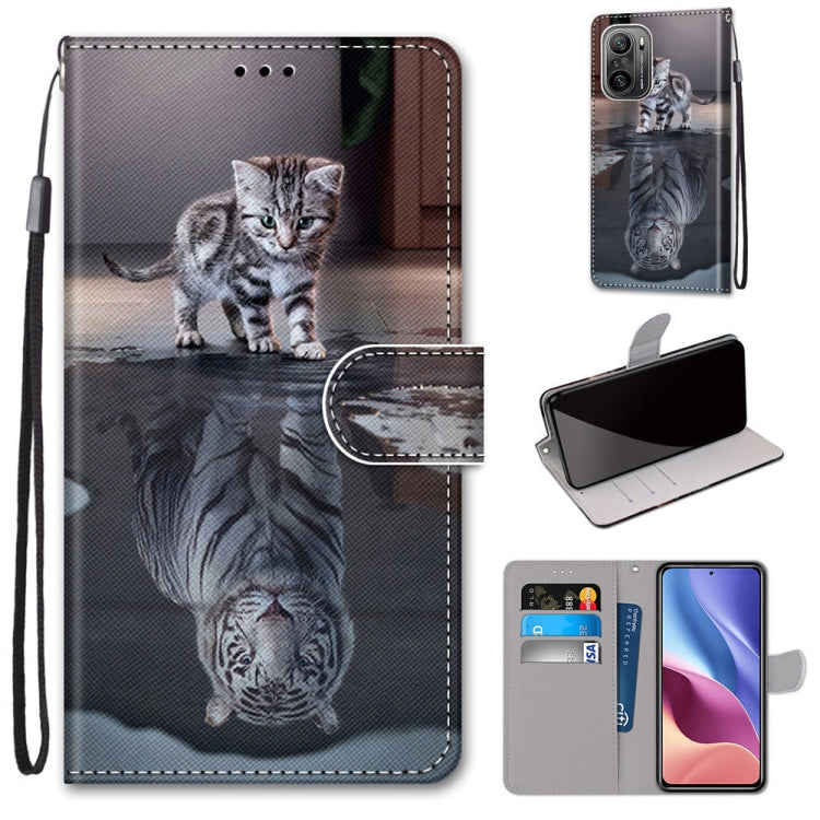 Coloured Drawing Cross Texture Horizontal Flip PU Leather Case with Holder & Card Slots & Wallet & Lanyard, For OPPO Realme C15 / C12 / C25 / 7i (Global) / Narzo 20 / 30A, For Nokia 5.4, For Nokia 1.4����������������������������������������������������...