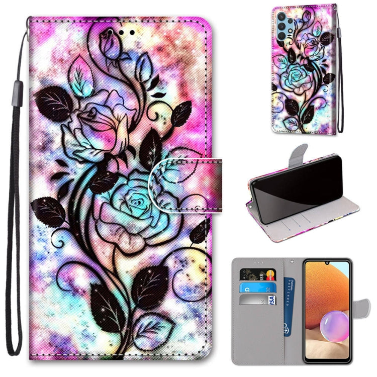 Coloured Drawing Cross Texture Horizontal Flip PU Leather Case with Holder & Card Slots & Wallet & Lanyard, For Xiaomi Redmi Note 10 4G / Note 10s, For Xiaomi Redmi Note 10 5G, For Xiaomi Redmi Note 10 Pro Max / Note 10 Pro�����������������������������...