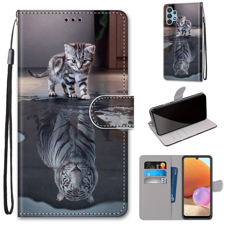 Coloured Drawing Cross Texture Horizontal Flip PU Leather Case with Holder & Card Slots & Wallet & Lanyard, For Xiaomi Redmi Note 10 4G / Note 10s, For Xiaomi Redmi Note 10 5G, For Xiaomi Redmi Note 10 Pro Max / Note 10 Pro�����������������������������...