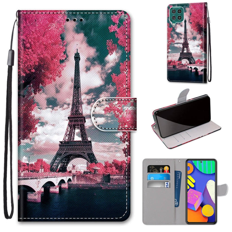 Coloured Drawing Cross Texture Horizontal Flip PU Leather Case with Holder & Card Slots & Wallet & Lanyard, For Samsung Galaxy F62 / M62, For Samsung Galaxy S21 FE, For Samsung Galaxy Xcover 5