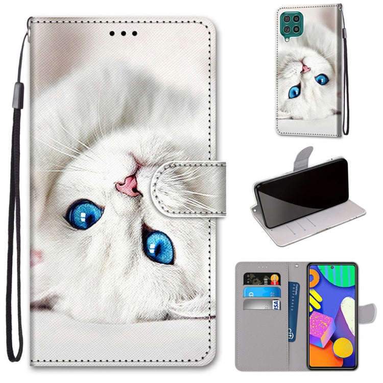 Coloured Drawing Cross Texture Horizontal Flip PU Leather Case with Holder & Card Slots & Wallet & Lanyard, For Samsung Galaxy F62 / M62, For Samsung Galaxy S21 FE, For Samsung Galaxy Xcover 5