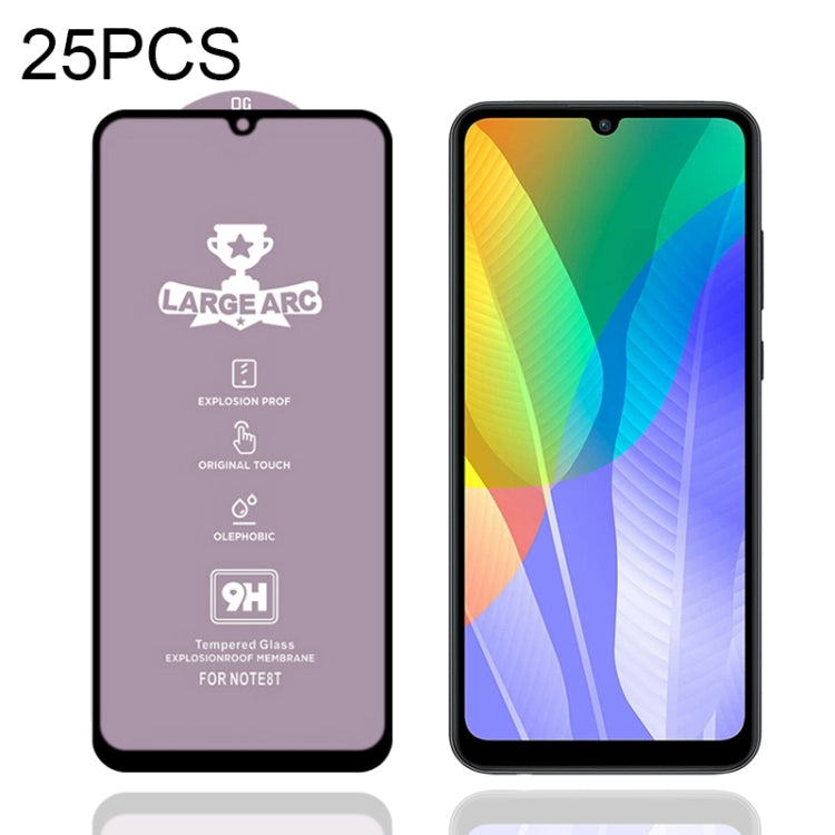 25 PCS 9H HD Large Arc High Alumina Full Screen Tempered Glass Film, For Honor 8A 2020 (25 PCS), For Huawei Y5p (25 PCS), For Huawei Y6p (25 PCS), For Honor 9S (25 PCS), For Honor 30 (25 PCS), For Huawei Y7p (25 PCS), For Honor 30S (25 PCS)������������...