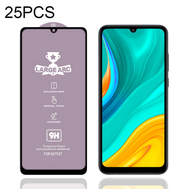 25 PCS 9H HD Large Arc High Alumina Full Screen Tempered Glass Film, For Honor 8A 2020 (25 PCS), For Huawei Y5p (25 PCS), For Huawei Y6p (25 PCS), For Honor 9S (25 PCS), For Honor 30 (25 PCS), For Huawei Y7p (25 PCS), For Honor 30S (25 PCS)������������...