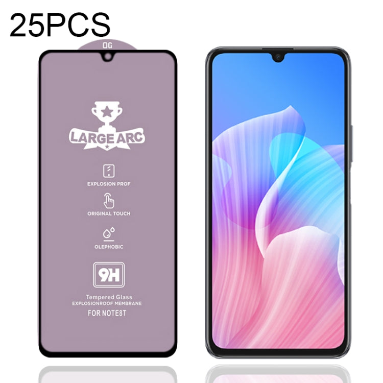 25 PCS 9H HD Large Arc High Alumina Full Screen Tempered Glass Film, For Honor 8A 2020 (25 PCS), For Huawei Y5p (25 PCS), For Huawei Y6p (25 PCS), For Honor 9S (25 PCS), For Honor 30 (25 PCS), For Huawei Y7p (25 PCS), For Honor 30S (25 PCS)������������...
