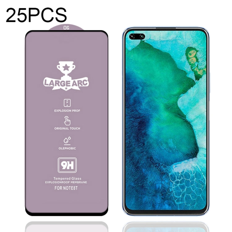 25 PCS 9H HD Large Arc High Alumina Full Screen Tempered Glass Film, For Honor 8A 2020 (25 PCS), For Huawei Y5p (25 PCS), For Huawei Y6p (25 PCS), For Honor 9S (25 PCS), For Honor 30 (25 PCS), For Huawei Y7p (25 PCS), For Honor 30S (25 PCS)������������...