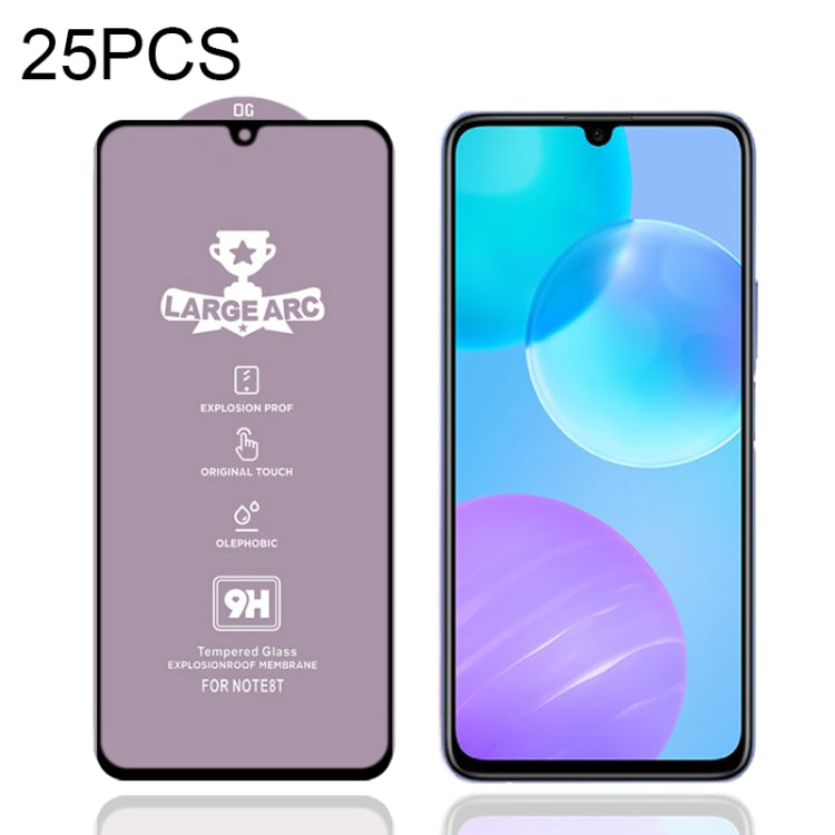 25 PCS 9H HD Large Arc High Alumina Full Screen Tempered Glass Film, For Honor 8A 2020 (25 PCS), For Huawei Y5p (25 PCS), For Huawei Y6p (25 PCS), For Honor 9S (25 PCS), For Honor 30 (25 PCS), For Huawei Y7p (25 PCS), For Honor 30S (25 PCS)������������...