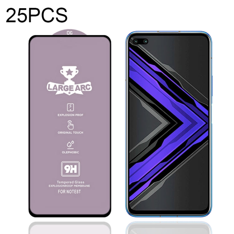 25 PCS 9H HD Large Arc High Alumina Full Screen Tempered Glass Film, For Honor 8A 2020 (25 PCS), For Huawei Y5p (25 PCS), For Huawei Y6p (25 PCS), For Honor 9S (25 PCS), For Honor 30 (25 PCS), For Huawei Y7p (25 PCS), For Honor 30S (25 PCS)������������...