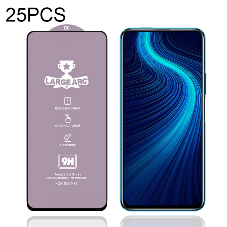 25 PCS 9H HD Large Arc High Alumina Full Screen Tempered Glass Film, For Honor 8A 2020 (25 PCS), For Huawei Y5p (25 PCS), For Huawei Y6p (25 PCS), For Honor 9S (25 PCS), For Honor 30 (25 PCS), For Huawei Y7p (25 PCS), For Honor 30S (25 PCS)������������...