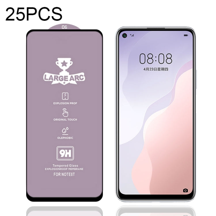25 PCS 9H HD Large Arc High Alumina Full Screen Tempered Glass Film, For Honor 8A 2020 (25 PCS), For Huawei Y5p (25 PCS), For Huawei Y6p (25 PCS), For Honor 9S (25 PCS), For Honor 30 (25 PCS), For Huawei Y7p (25 PCS), For Honor 30S (25 PCS)������������...