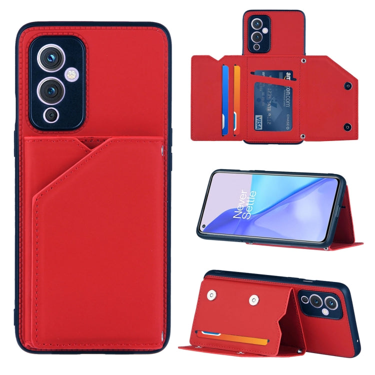 Skin Feel PU + TPU + PC Back Cover Shockproof Case with Card Slots & Holder & Photo Frame, For OPPO A93 5G, For OPPO A94, For Samsung Galaxy A02s (US Version), For Samsung Galaxy A02s (EU Version), For Samsung Galaxy A32 4G (EU Version)����������������...
