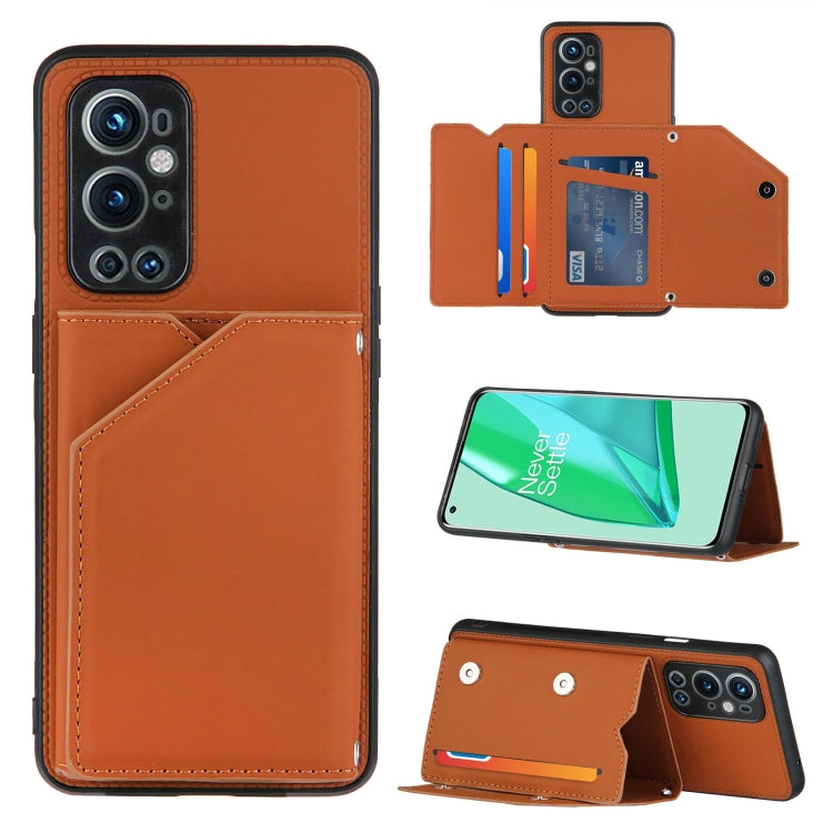 Skin Feel PU + TPU + PC Back Cover Shockproof Case with Card Slots & Holder & Photo Frame, For OPPO A93 5G, For OPPO A94, For Samsung Galaxy A02s (US Version), For Samsung Galaxy A02s (EU Version), For Samsung Galaxy A32 4G (EU Version)����������������...