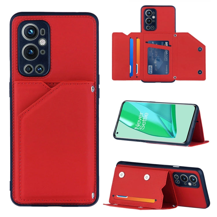 Skin Feel PU + TPU + PC Back Cover Shockproof Case with Card Slots & Holder & Photo Frame, For OPPO A93 5G, For OPPO A94, For Samsung Galaxy A02s (US Version), For Samsung Galaxy A02s (EU Version), For Samsung Galaxy A32 4G (EU Version)����������������...