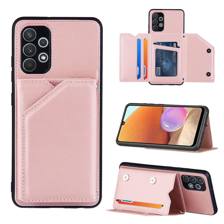 Skin Feel PU + TPU + PC Back Cover Shockproof Case with Card Slots & Holder & Photo Frame, For OPPO A93 5G, For OPPO A94, For Samsung Galaxy A02s (US Version), For Samsung Galaxy A02s (EU Version), For Samsung Galaxy A32 4G (EU Version)����������������...