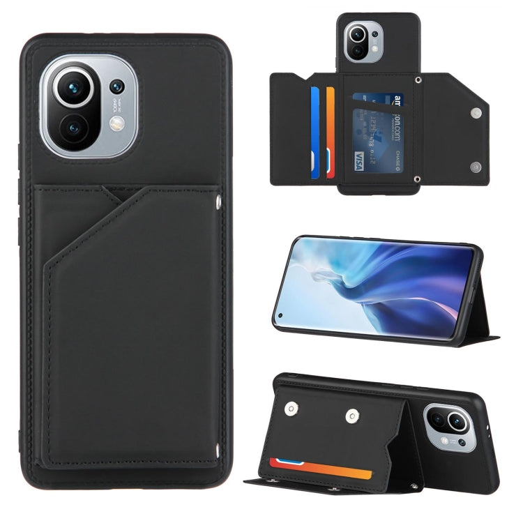 Skin Feel PU + TPU + PC Back Cover Shockproof Case with Card Slots & Holder & Photo Frame, For OPPO A93 5G, For OPPO A94, For Samsung Galaxy A02s (US Version), For Samsung Galaxy A02s (EU Version), For Samsung Galaxy A32 4G (EU Version)����������������...