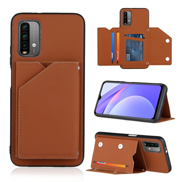 Skin Feel PU + TPU + PC Back Cover Shockproof Case with Card Slots & Holder & Photo Frame, For OPPO A93 5G, For OPPO A94, For Samsung Galaxy A02s (US Version), For Samsung Galaxy A02s (EU Version), For Samsung Galaxy A32 4G (EU Version)����������������...