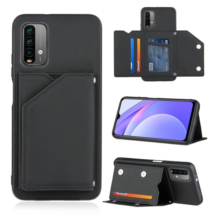 Skin Feel PU + TPU + PC Back Cover Shockproof Case with Card Slots & Holder & Photo Frame, For OPPO A93 5G, For OPPO A94, For Samsung Galaxy A02s (US Version), For Samsung Galaxy A02s (EU Version), For Samsung Galaxy A32 4G (EU Version)����������������...