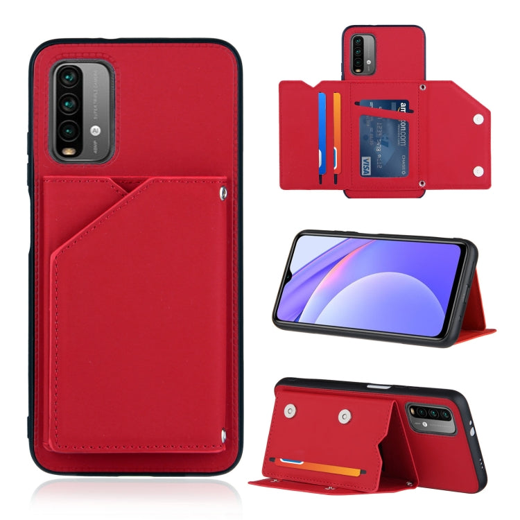 Skin Feel PU + TPU + PC Back Cover Shockproof Case with Card Slots & Holder & Photo Frame, For OPPO A93 5G, For OPPO A94, For Samsung Galaxy A02s (US Version), For Samsung Galaxy A02s (EU Version), For Samsung Galaxy A32 4G (EU Version)����������������...