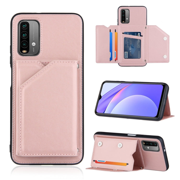 Skin Feel PU + TPU + PC Back Cover Shockproof Case with Card Slots & Holder & Photo Frame, For OPPO A93 5G, For OPPO A94, For Samsung Galaxy A02s (US Version), For Samsung Galaxy A02s (EU Version), For Samsung Galaxy A32 4G (EU Version)����������������...