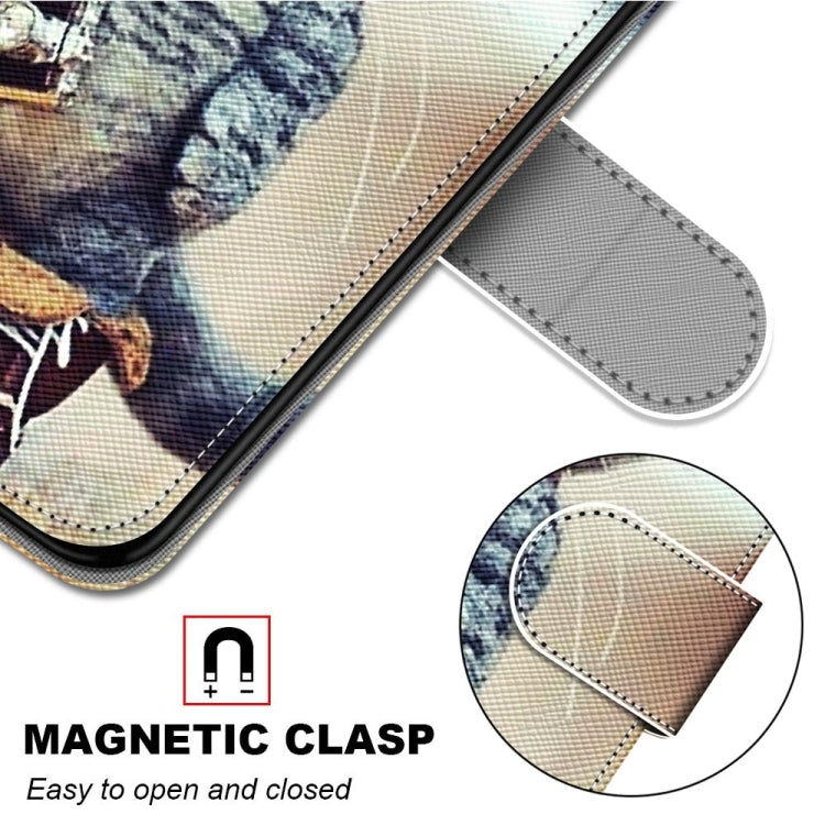 Coloured Drawing Cross Texture Horizontal Flip PU Leather Case with Holder & Card Slots & Wallet & Lanyard, For OPPO A9 (2020) / A5 (2020) / A11X / A11, For OPPO A15 / A15s, For OPPO A53 4G(2020) / A53s / A32 / A33 (2020)�������������������������������...