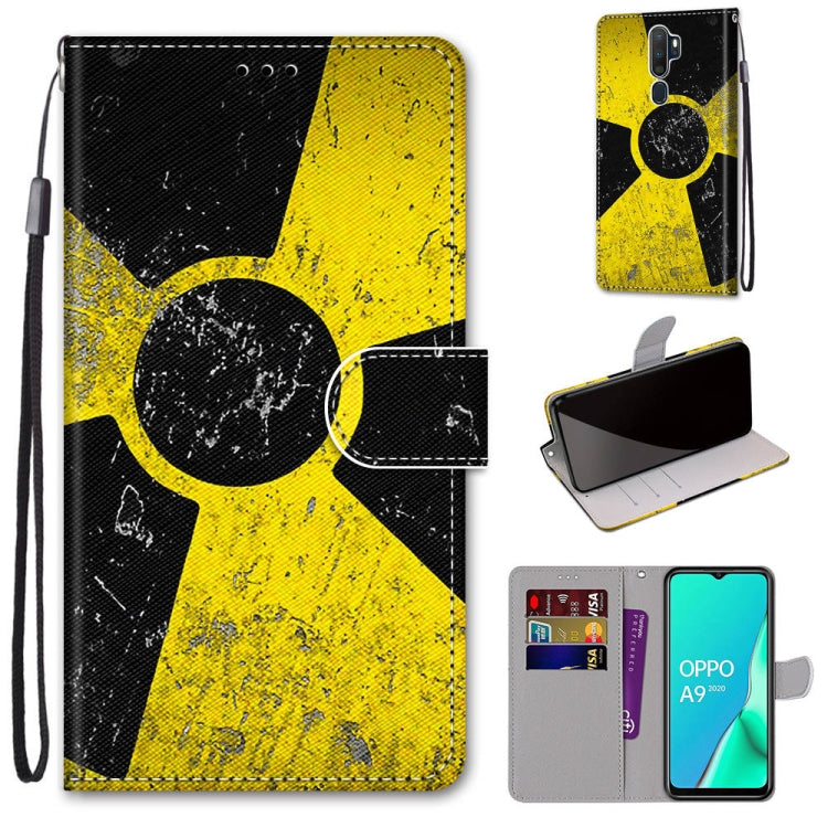 Coloured Drawing Cross Texture Horizontal Flip PU Leather Case with Holder & Card Slots & Wallet & Lanyard, For OPPO A9 (2020) / A5 (2020) / A11X / A11, For OPPO A15 / A15s, For OPPO A53 4G(2020) / A53s / A32 / A33 (2020)�������������������������������...