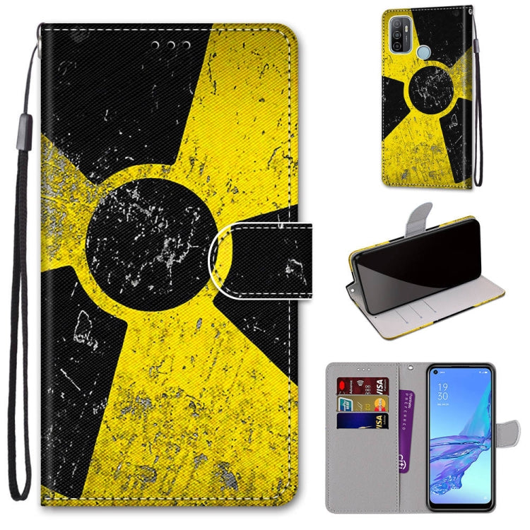 Coloured Drawing Cross Texture Horizontal Flip PU Leather Case with Holder & Card Slots & Wallet & Lanyard, For OPPO A9 (2020) / A5 (2020) / A11X / A11, For OPPO A15 / A15s, For OPPO A53 4G(2020) / A53s / A32 / A33 (2020)�������������������������������...