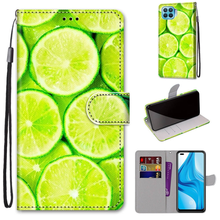 Coloured Drawing Cross Texture Horizontal Flip PU Leather Case with Holder & Card Slots & Wallet & Lanyard, For OPPO A9 (2020) / A5 (2020) / A11X / A11, For OPPO A15 / A15s, For OPPO A53 4G(2020) / A53s / A32 / A33 (2020)�������������������������������...