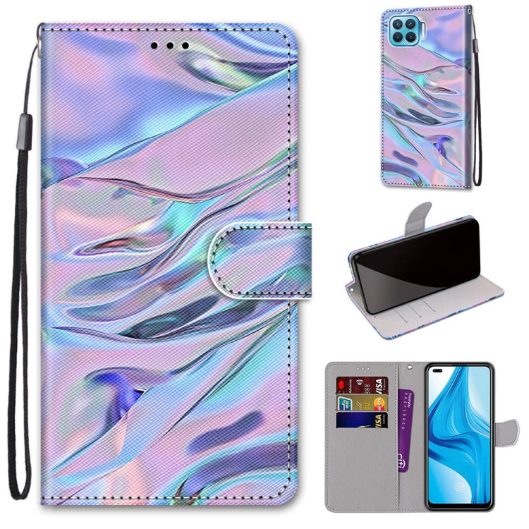 Coloured Drawing Cross Texture Horizontal Flip PU Leather Case with Holder & Card Slots & Wallet & Lanyard, For OPPO A9 (2020) / A5 (2020) / A11X / A11, For OPPO A15 / A15s, For OPPO A53 4G(2020) / A53s / A32 / A33 (2020)�������������������������������...