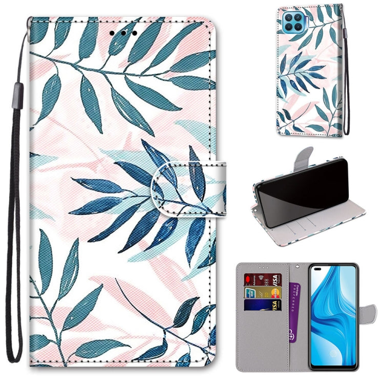Coloured Drawing Cross Texture Horizontal Flip PU Leather Case with Holder & Card Slots & Wallet & Lanyard, For OPPO A9 (2020) / A5 (2020) / A11X / A11, For OPPO A15 / A15s, For OPPO A53 4G(2020) / A53s / A32 / A33 (2020)�������������������������������...