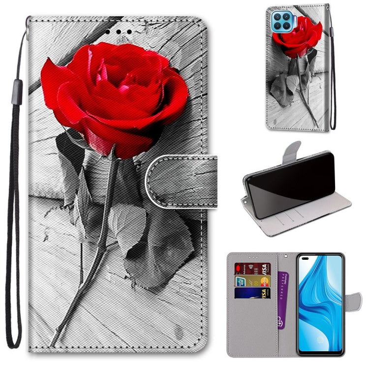 Coloured Drawing Cross Texture Horizontal Flip PU Leather Case with Holder & Card Slots & Wallet & Lanyard, For OPPO A9 (2020) / A5 (2020) / A11X / A11, For OPPO A15 / A15s, For OPPO A53 4G(2020) / A53s / A32 / A33 (2020)�������������������������������...