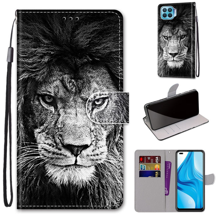 Coloured Drawing Cross Texture Horizontal Flip PU Leather Case with Holder & Card Slots & Wallet & Lanyard, For OPPO A9 (2020) / A5 (2020) / A11X / A11, For OPPO A15 / A15s, For OPPO A53 4G(2020) / A53s / A32 / A33 (2020)�������������������������������...