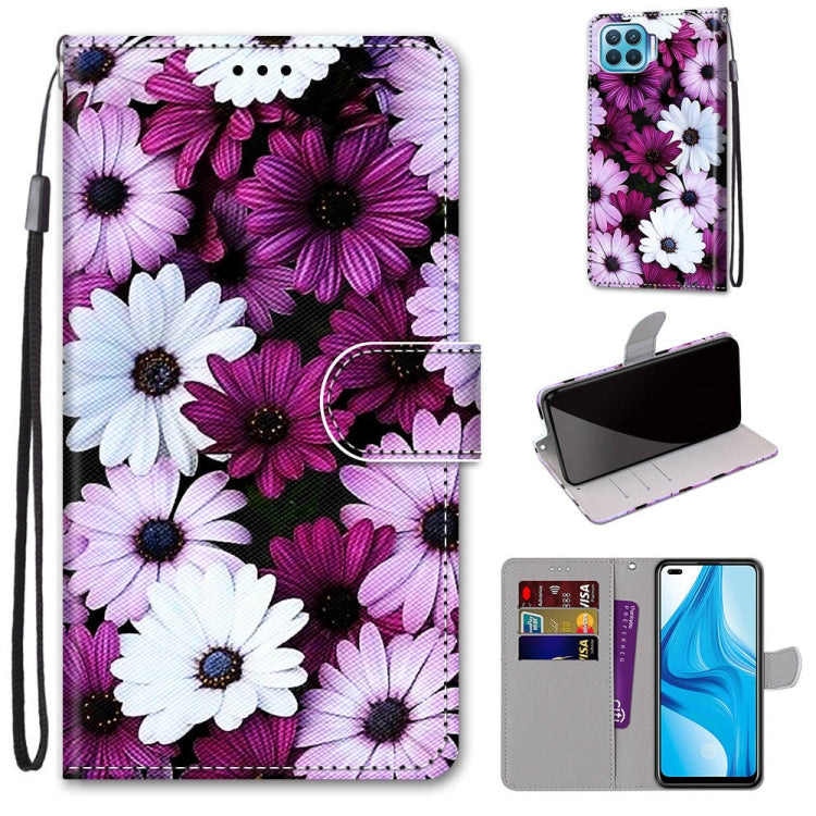 Coloured Drawing Cross Texture Horizontal Flip PU Leather Case with Holder & Card Slots & Wallet & Lanyard, For OPPO A9 (2020) / A5 (2020) / A11X / A11, For OPPO A15 / A15s, For OPPO A53 4G(2020) / A53s / A32 / A33 (2020)�������������������������������...