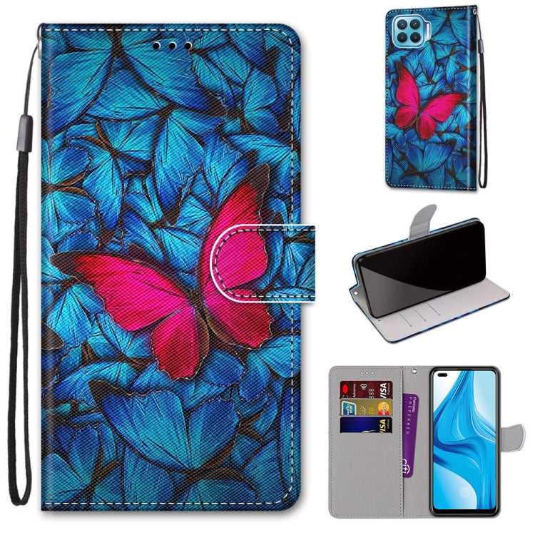 Coloured Drawing Cross Texture Horizontal Flip PU Leather Case with Holder & Card Slots & Wallet & Lanyard, For OPPO A9 (2020) / A5 (2020) / A11X / A11, For OPPO A15 / A15s, For OPPO A53 4G(2020) / A53s / A32 / A33 (2020)�������������������������������...