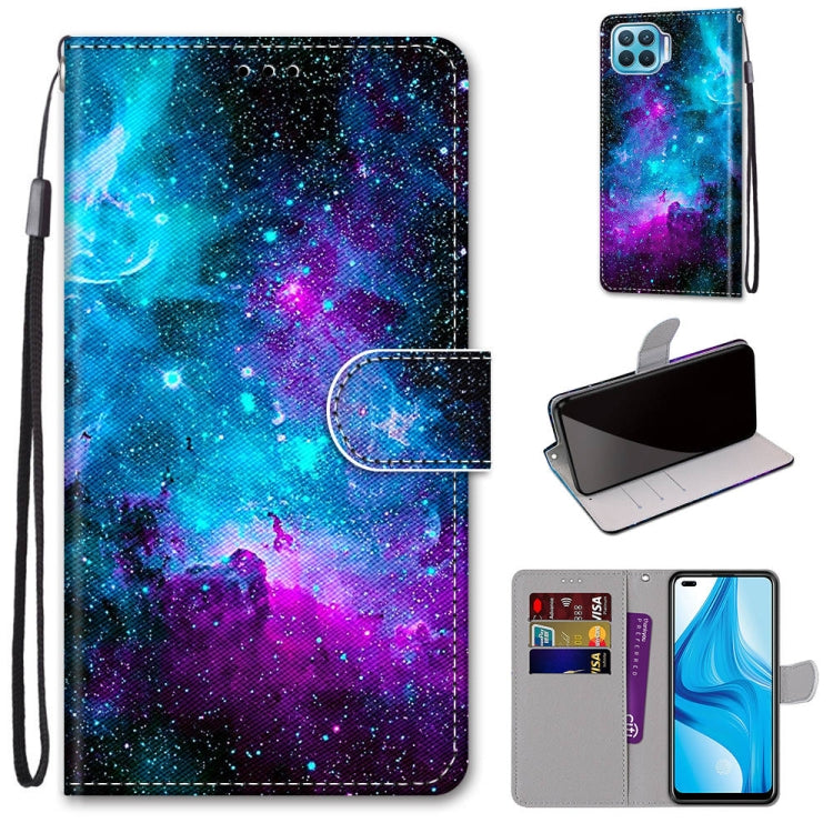 Coloured Drawing Cross Texture Horizontal Flip PU Leather Case with Holder & Card Slots & Wallet & Lanyard, For OPPO A9 (2020) / A5 (2020) / A11X / A11, For OPPO A15 / A15s, For OPPO A53 4G(2020) / A53s / A32 / A33 (2020)�������������������������������...