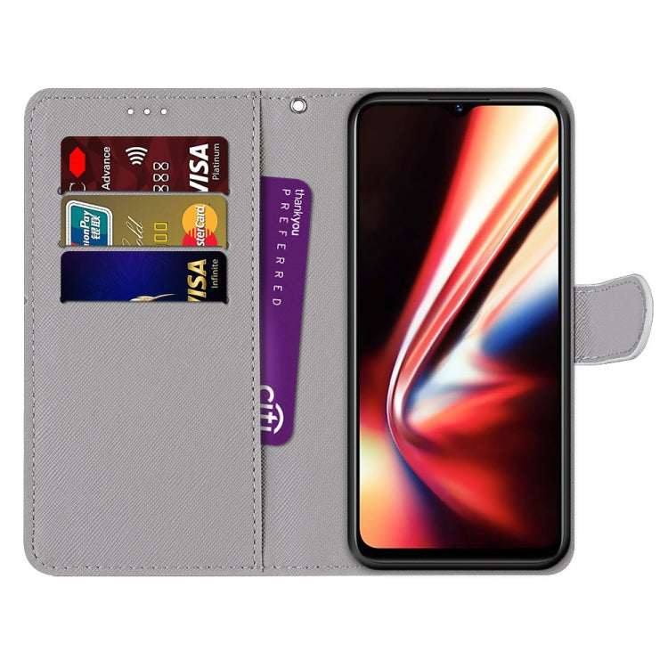 Coloured Drawing Cross Texture Horizontal Flip PU Leather Case with Holder & Card Slots & Wallet & Lanyard, For OPPO Realme 5 / 5s / 5i / C3 / C3i / 6i / Narzo10 / 10A / 20A, For OPPO Realme C15 / C12 / C25 / 7i (Global) / Narzo 20 / 30A���������������...