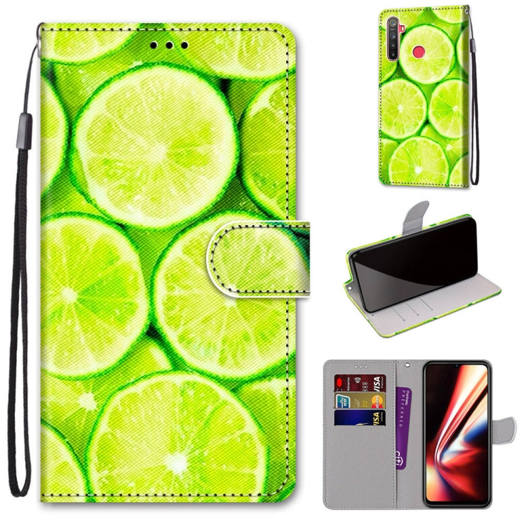 Coloured Drawing Cross Texture Horizontal Flip PU Leather Case with Holder & Card Slots & Wallet & Lanyard, For OPPO Realme 5 / 5s / 5i / C3 / C3i / 6i / Narzo10 / 10A / 20A, For OPPO Realme C15 / C12 / C25 / 7i (Global) / Narzo 20 / 30A���������������...