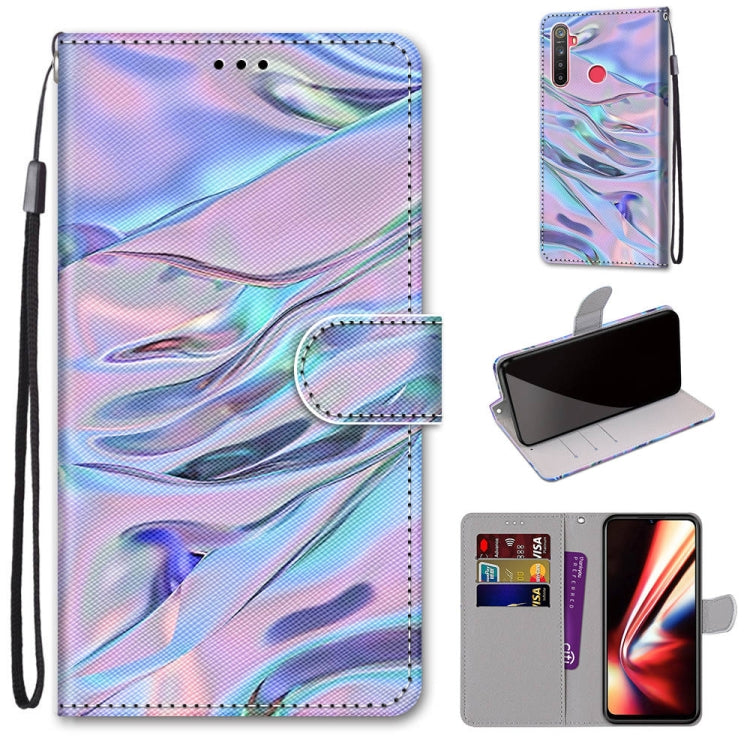 Coloured Drawing Cross Texture Horizontal Flip PU Leather Case with Holder & Card Slots & Wallet & Lanyard, For OPPO Realme 5 / 5s / 5i / C3 / C3i / 6i / Narzo10 / 10A / 20A, For OPPO Realme C15 / C12 / C25 / 7i (Global) / Narzo 20 / 30A���������������...