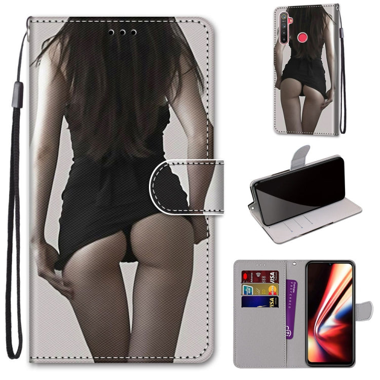 Coloured Drawing Cross Texture Horizontal Flip PU Leather Case with Holder & Card Slots & Wallet & Lanyard, For OPPO Realme 5 / 5s / 5i / C3 / C3i / 6i / Narzo10 / 10A / 20A, For OPPO Realme C15 / C12 / C25 / 7i (Global) / Narzo 20 / 30A���������������...