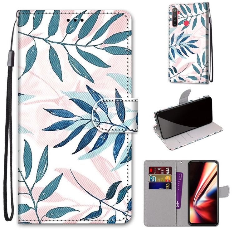Coloured Drawing Cross Texture Horizontal Flip PU Leather Case with Holder & Card Slots & Wallet & Lanyard, For OPPO Realme 5 / 5s / 5i / C3 / C3i / 6i / Narzo10 / 10A / 20A, For OPPO Realme C15 / C12 / C25 / 7i (Global) / Narzo 20 / 30A���������������...