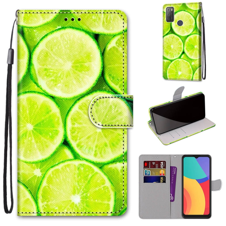 Coloured Drawing Cross Texture Horizontal Flip PU Leather Case with Holder & Card Slots & Wallet & Lanyard, For OPPO Realme 5 / 5s / 5i / C3 / C3i / 6i / Narzo10 / 10A / 20A, For OPPO Realme C15 / C12 / C25 / 7i (Global) / Narzo 20 / 30A���������������...