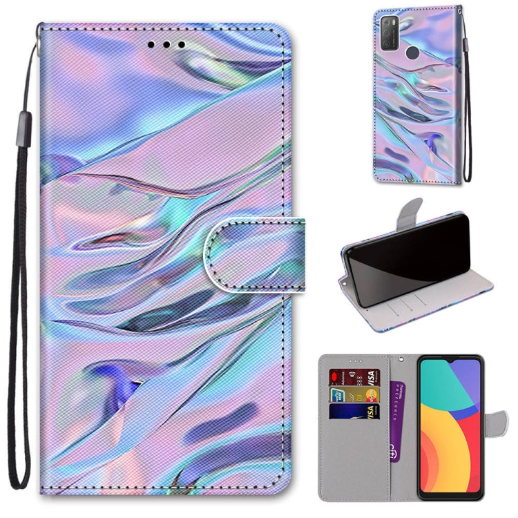 Coloured Drawing Cross Texture Horizontal Flip PU Leather Case with Holder & Card Slots & Wallet & Lanyard, For OPPO Realme 5 / 5s / 5i / C3 / C3i / 6i / Narzo10 / 10A / 20A, For OPPO Realme C15 / C12 / C25 / 7i (Global) / Narzo 20 / 30A���������������...