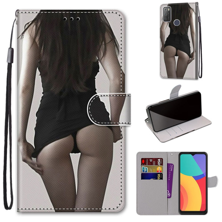 Coloured Drawing Cross Texture Horizontal Flip PU Leather Case with Holder & Card Slots & Wallet & Lanyard, For OPPO Realme 5 / 5s / 5i / C3 / C3i / 6i / Narzo10 / 10A / 20A, For OPPO Realme C15 / C12 / C25 / 7i (Global) / Narzo 20 / 30A���������������...