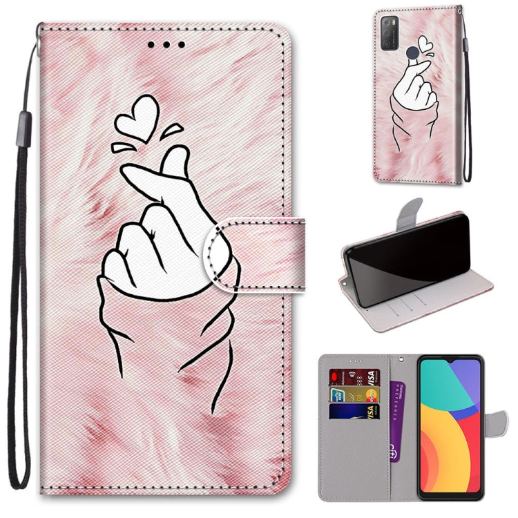 Coloured Drawing Cross Texture Horizontal Flip PU Leather Case with Holder & Card Slots & Wallet & Lanyard, For OPPO Realme 5 / 5s / 5i / C3 / C3i / 6i / Narzo10 / 10A / 20A, For OPPO Realme C15 / C12 / C25 / 7i (Global) / Narzo 20 / 30A���������������...