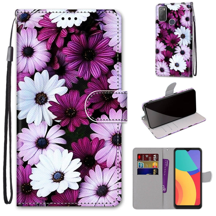 Coloured Drawing Cross Texture Horizontal Flip PU Leather Case with Holder & Card Slots & Wallet & Lanyard, For OPPO Realme 5 / 5s / 5i / C3 / C3i / 6i / Narzo10 / 10A / 20A, For OPPO Realme C15 / C12 / C25 / 7i (Global) / Narzo 20 / 30A���������������...