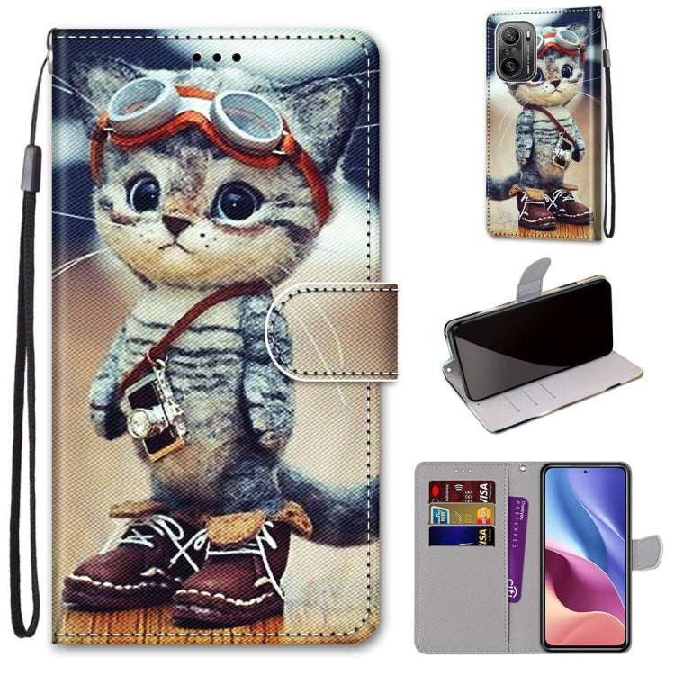 Coloured Drawing Cross Texture Horizontal Flip PU Leather Case with Holder & Card Slots & Wallet & Lanyard, For OPPO Realme 5 / 5s / 5i / C3 / C3i / 6i / Narzo10 / 10A / 20A, For OPPO Realme C15 / C12 / C25 / 7i (Global) / Narzo 20 / 30A���������������...