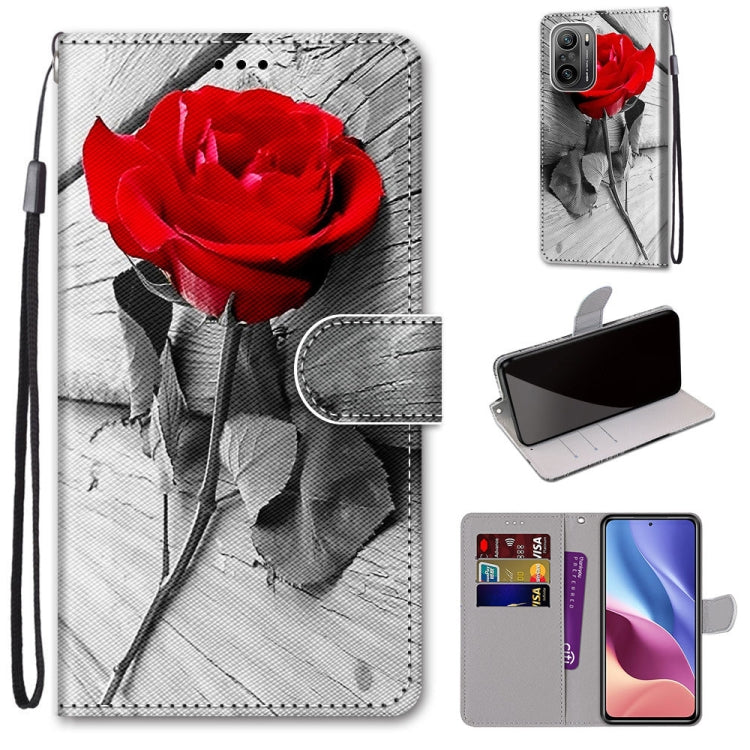 Coloured Drawing Cross Texture Horizontal Flip PU Leather Case with Holder & Card Slots & Wallet & Lanyard, For OPPO Realme 5 / 5s / 5i / C3 / C3i / 6i / Narzo10 / 10A / 20A, For OPPO Realme C15 / C12 / C25 / 7i (Global) / Narzo 20 / 30A���������������...