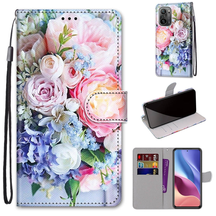 Coloured Drawing Cross Texture Horizontal Flip PU Leather Case with Holder & Card Slots & Wallet & Lanyard, For OPPO Realme 5 / 5s / 5i / C3 / C3i / 6i / Narzo10 / 10A / 20A, For OPPO Realme C15 / C12 / C25 / 7i (Global) / Narzo 20 / 30A���������������...