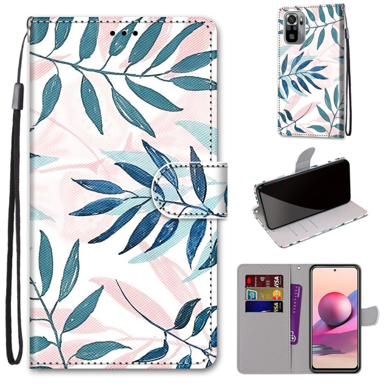 Coloured Drawing Cross Texture Horizontal Flip PU Leather Case with Holder & Card Slots & Wallet & Lanyard, For Xiaomi Redmi Note 10 4G / Note 10S, For Xiaomi Redmi Note 10 5G, For Xiaomi Redmi Note 10 Pro Max / Note 10 Pro, For Nokia 5.4