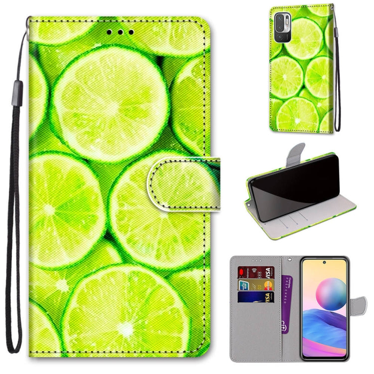 Coloured Drawing Cross Texture Horizontal Flip PU Leather Case with Holder & Card Slots & Wallet & Lanyard, For Xiaomi Redmi Note 10 4G / Note 10S, For Xiaomi Redmi Note 10 5G, For Xiaomi Redmi Note 10 Pro Max / Note 10 Pro, For Nokia 5.4