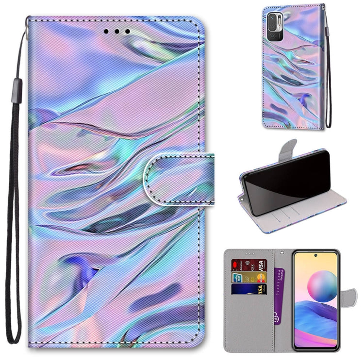 Coloured Drawing Cross Texture Horizontal Flip PU Leather Case with Holder & Card Slots & Wallet & Lanyard, For Xiaomi Redmi Note 10 4G / Note 10S, For Xiaomi Redmi Note 10 5G, For Xiaomi Redmi Note 10 Pro Max / Note 10 Pro, For Nokia 5.4