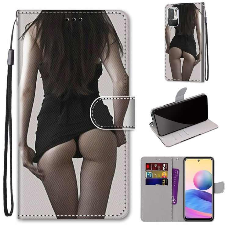 Coloured Drawing Cross Texture Horizontal Flip PU Leather Case with Holder & Card Slots & Wallet & Lanyard, For Xiaomi Redmi Note 10 4G / Note 10S, For Xiaomi Redmi Note 10 5G, For Xiaomi Redmi Note 10 Pro Max / Note 10 Pro, For Nokia 5.4